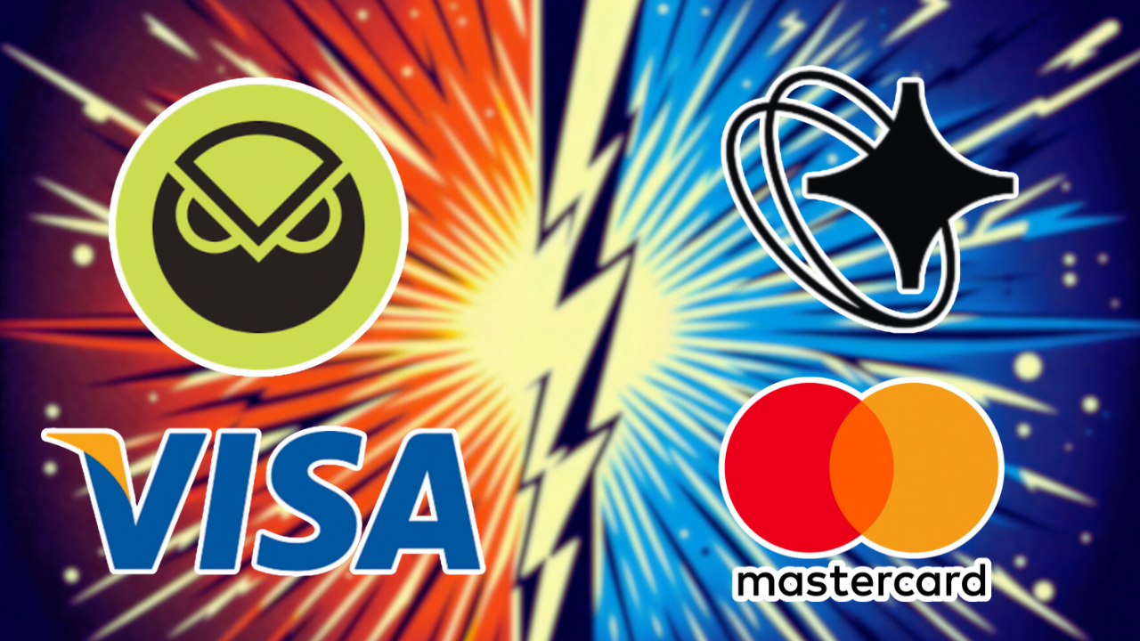 comparatif de cartes bancaires selfcustody crypto : la Spend de Mercuryo et Mastercard contre la GnosisCard de GnosisPay et Visa